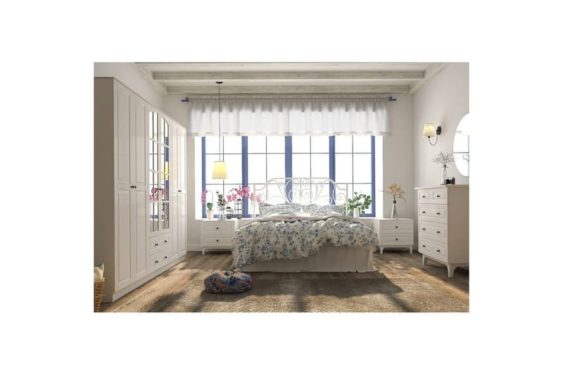 Jovric Garderob 210x210 cm - Matt Vit - Förvaring - Klädförvaring - Garderob & garderobssystem