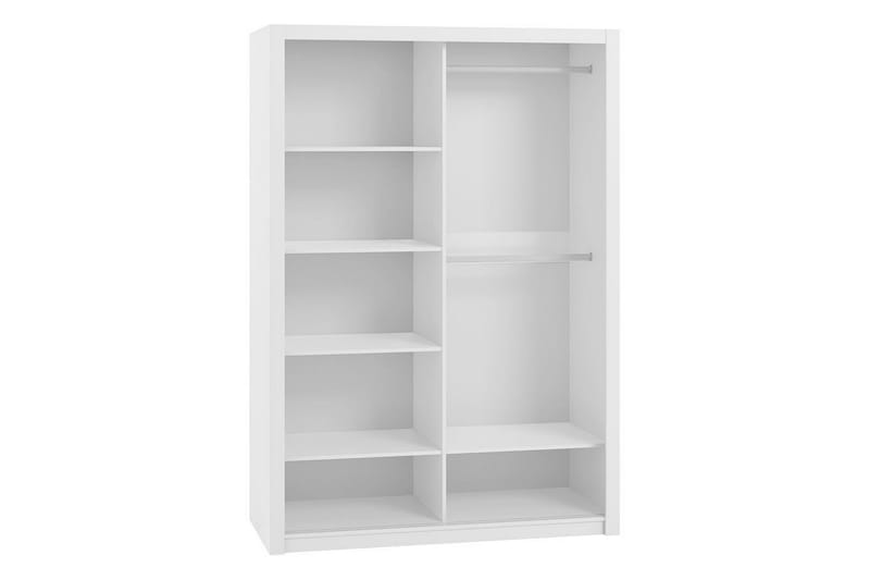 Julissa Garderob 150 cm med Spegel - Vit - Förvaring - Klädförvaring - Garderob & garderobssystem - Klädskåp & fristående garderob