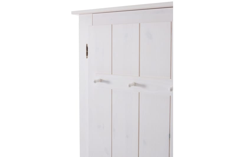 Kagomiel Garderob m. Spegel - Vit - Förvaring - Klädförvaring - Garderob & garderobssystem