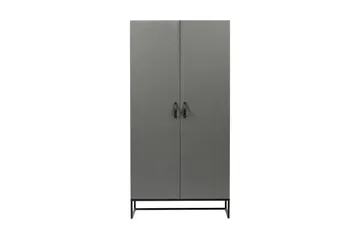 Kahe Garderob 100x195 cm - Grå/svart - Förvaring - Klädförvaring - Garderob & garderobssystem