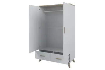 Kardos Garderob 110 cm - Natur/Svart - Förvaring - Klädförvaring - Garderob & garderobssystem