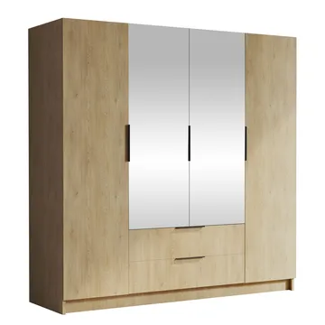 Kelros Garderob med Spegel 200x216 cm