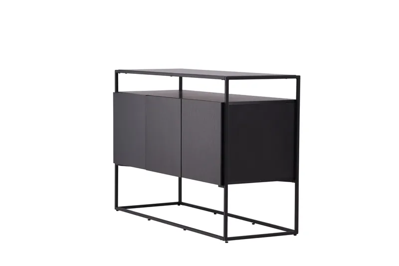 Kingsport Garderob 120x80 cm - Svart - Förvaring - Förvaringsmöbler - Sideboard & skänk