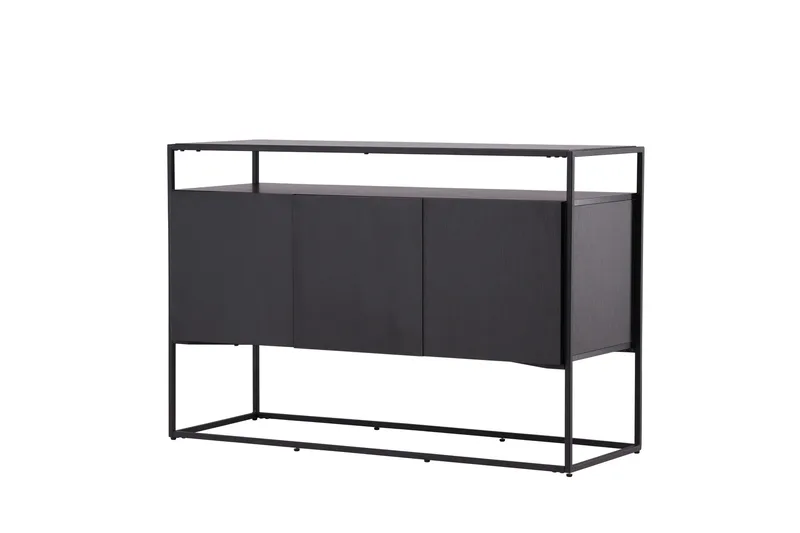 Kingsport Garderob 120x80 cm - Svart - Förvaring - Förvaringsmöbler - Sideboard & skänk