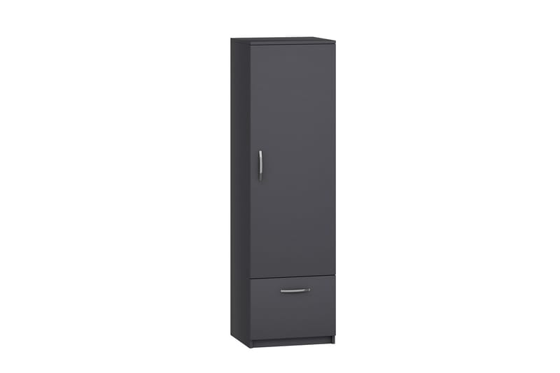 Kleoo Garderob 50x187 cm Antracit - Hanah Home - Förvaring - Klädförvaring - Garderob & garderobssystem