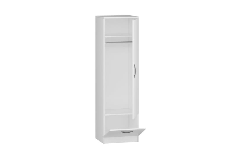 Kleoo Garderob 50x187 cm Vit - Hanah Home - Förvaring - Klädförvaring - Garderob & garderobssystem