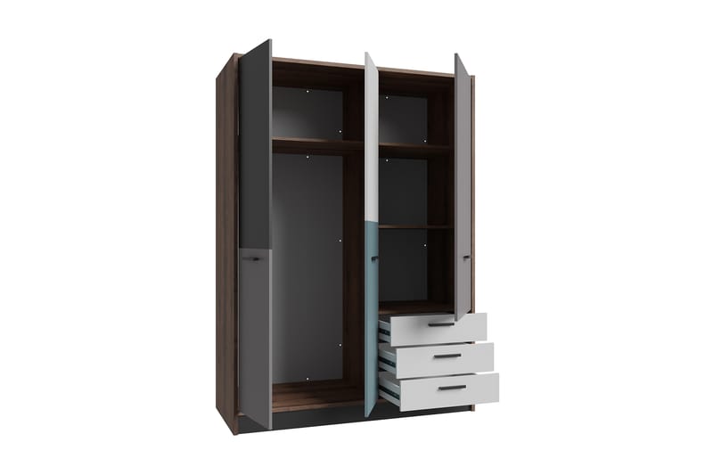 Kocherinovo Garderob 60x144 cm - Flerfärgad - Förvaring - Klädförvaring - Garderob & garderobssystem