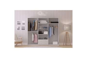 Kovric Garderob 210x210 cm - Matt Vit - Förvaring - Klädförvaring - Garderob & garderobssystem