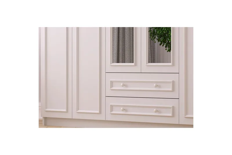 Kovric Garderob 210x210 cm - Matt Vit - Förvaring - Klädförvaring - Garderob & garderobssystem