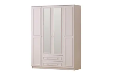 Kovric Hörngarderob 140x184 cm - Matt Vit - Förvaring - Klädförvaring - Garderob & garderobssystem