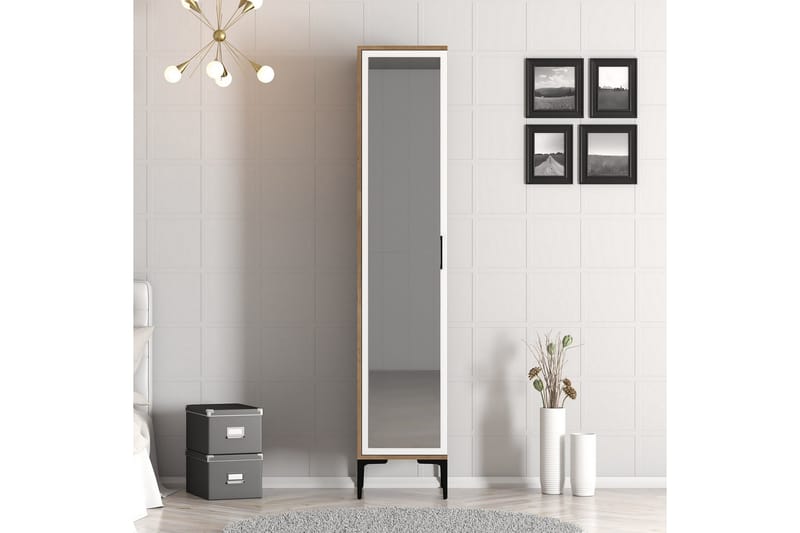 Kumsal Garderob 40 cm i Trä - Valnötsbrun - Förvaring - Klädförvaring - Garderob & garderobssystem