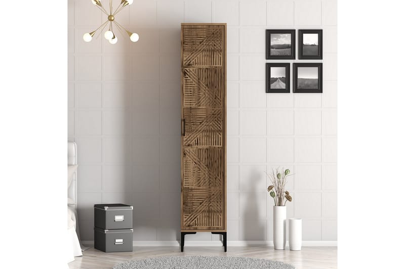 Kumsal Garderob 40 cm - Valnöt - Förvaring - Klädförvaring - Garderob & garderobssystem