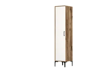 Kumsal Garderob 40 cm - Valnöt/Vit - Förvaring - Klädförvaring - Garderob & garderobssystem
