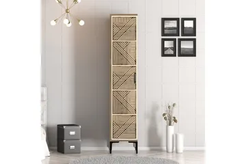 Kumsal Garderob 40x47,5 cm - Valnöt/Cream - Förvaring - Klädförvaring - Garderob & garderobssystem