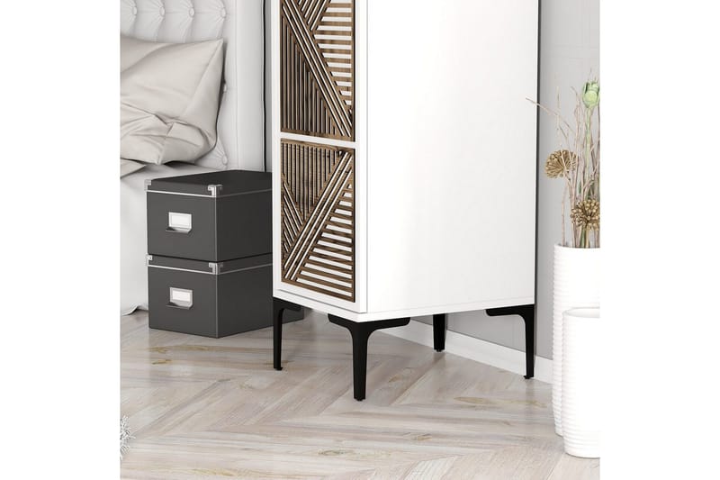 Kumsal Garderob 40x47,5 cm - Vit - Förvaring - Klädförvaring - Garderob & garderobssystem