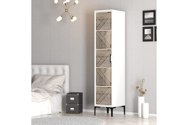 Kumsal Garderob 40x47,5 cm - Vit - Förvaring - Klädförvaring - Garderob & garderobssystem