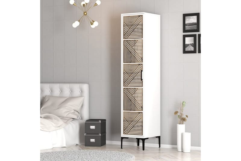 Kumsal Garderob 40x47,5 cm - Vit - Förvaring - Klädförvaring - Garderob & garderobssystem