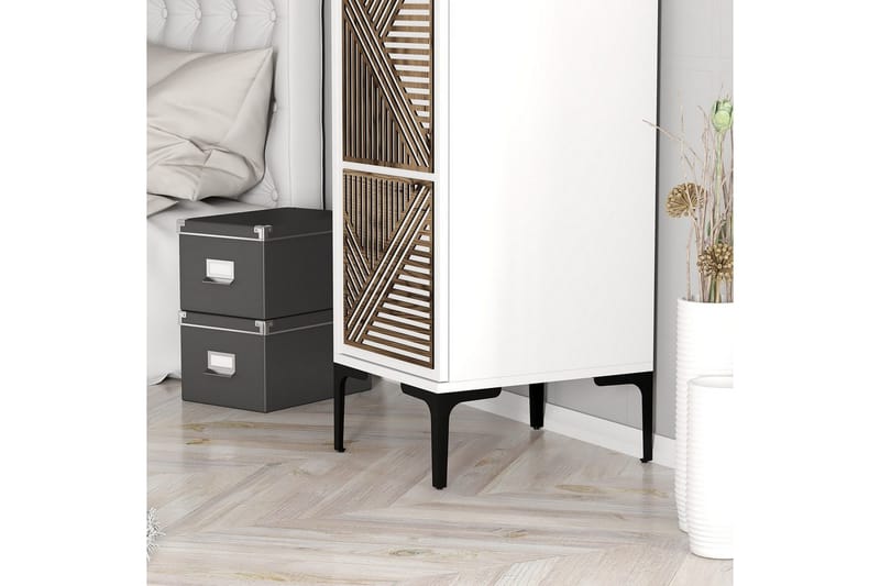 Kumsal Garderob 40x47,5 cm - Vit - Förvaring - Klädförvaring - Garderob & garderobssystem