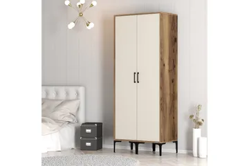 Kumsal Garderob 80 cm - Cream - Förvaring - Klädförvaring - Garderob & garderobssystem
