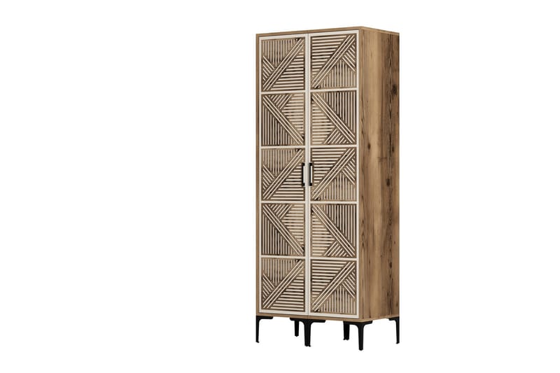 Kumsal Garderob 80 cm - Cream - Förvaring - Klädförvaring - Garderob & garderobssystem