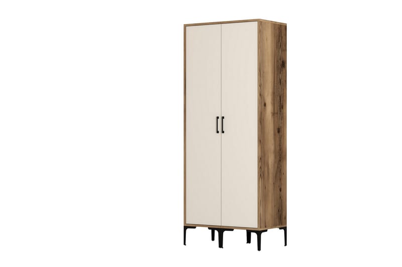 Kumsal Garderob 80 cm - Cream - Förvaring - Klädförvaring - Garderob & garderobssystem