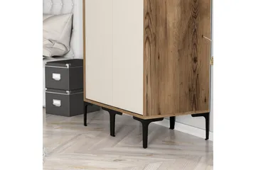 Kumsal Garderob 80 cm - Cream - Förvaring - Klädförvaring - Garderob & garderobssystem