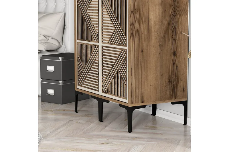 Kumsal Garderob 80 cm - Cream - Förvaring - Klädförvaring - Garderob & garderobssystem