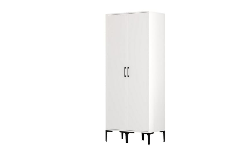 Kumsal Garderob 80 cm - Vit - Förvaring - Klädförvaring - Garderob & garderobssystem