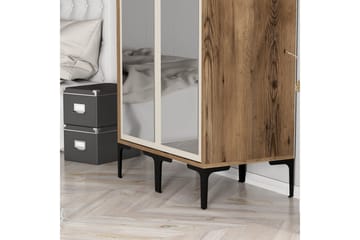 Kumsal Garderob med Spegel - Cream - Förvaring - Klädförvaring - Garderob & garderobssystem