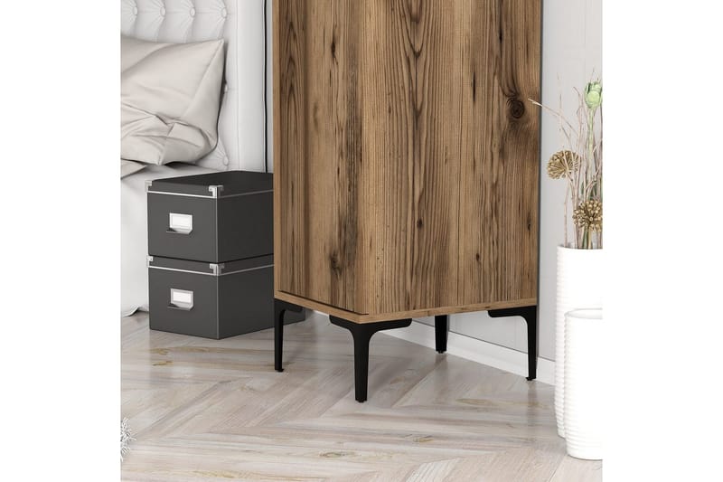 Kumsal Garderobsskåp 40x47,5 cm - Valnöt - Förvaring - Klädförvaring - Garderob & garderobssystem - Klädskåp & fristående garderob