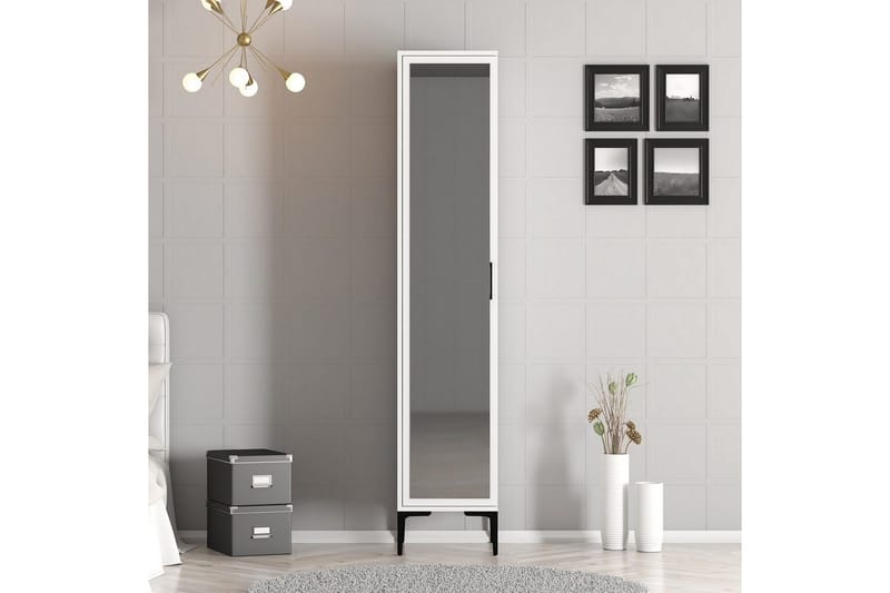 Kumsal Garderobsskåp 40x47,5 cm - Vit - Förvaring - Klädförvaring - Garderob & garderobssystem - Klädskåp & fristående garderob