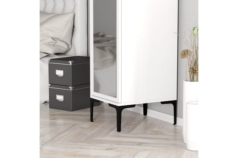 Kumsal Garderobsskåp 40x47,5 cm - Vit - Förvaring - Klädförvaring - Garderob & garderobssystem - Klädskåp & fristående garderob