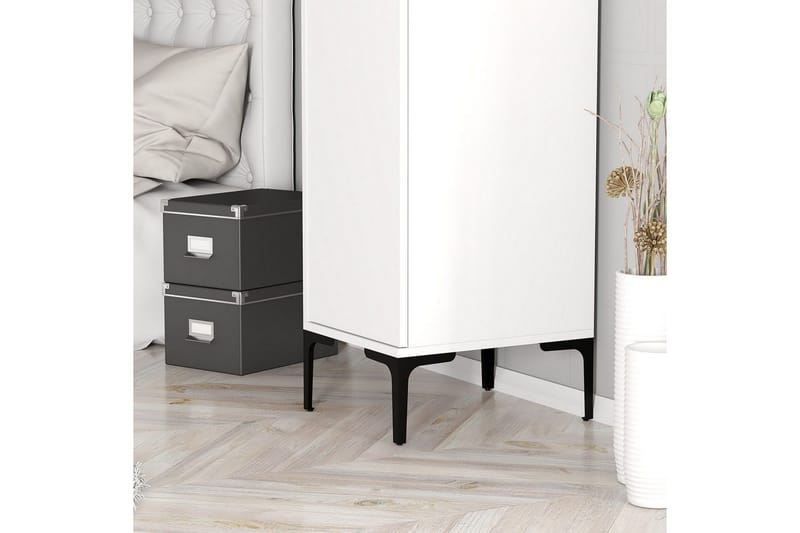 Kumsal Garderobsskåp 40x47,5 cm - Vit - Förvaring - Klädförvaring - Garderob & garderobssystem - Klädskåp & fristående garderob