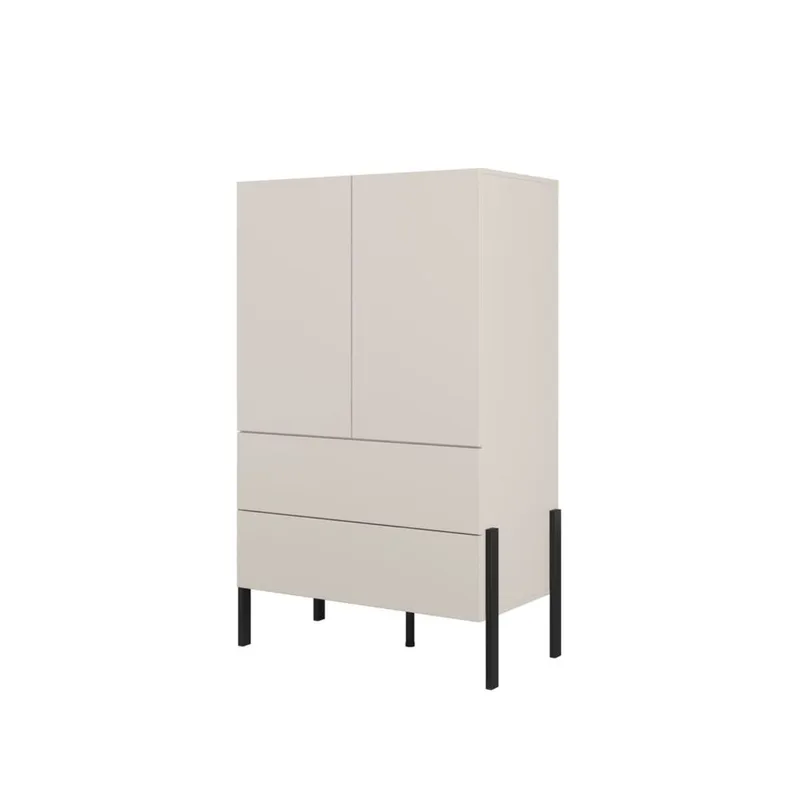 Linneskåp Jukon S 2 Dörrar med 2 Lådor - Kashmir - Förvaring - Klädförvaring - Garderob & garderobssystem - Klädskåp & fristående garderob