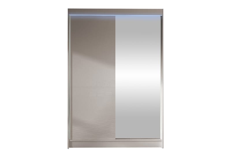 Liverpool Garderob m. Spegel 120x200 cm - Beige - Förvaring - Klädförvaring - Garderob & garderobssystem