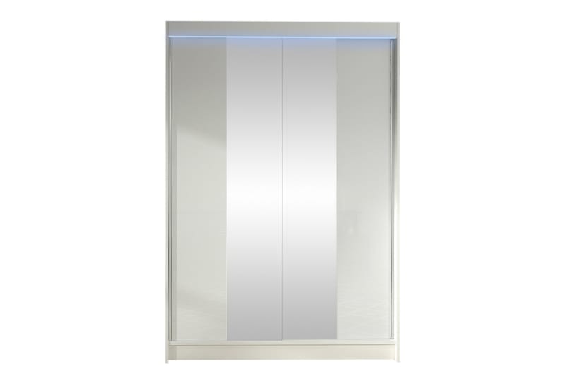 Liverpool Garderob m. Spegel 120x200 cm - Grå - Förvaring - Klädförvaring - Garderob & garderobssystem