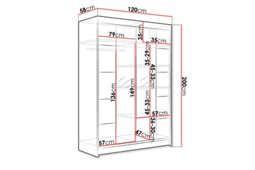 Liverpool Garderob - Förvaring - Klädförvaring - Garderob & garderobssystem