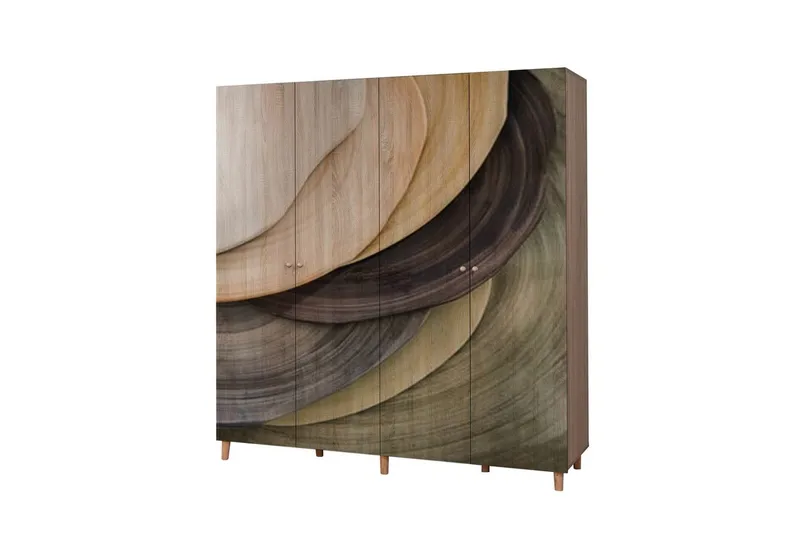 Loni Garderobsskåp 180x192 cm - Förvaring - Klädförvaring - Garderob & garderobssystem - Klädskåp & fristående garderob