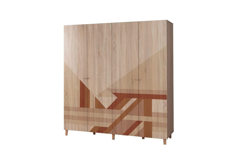 Loni Garderobsskåp 180x192 cm - Förvaring - Klädförvaring - Garderob & garderobssystem - Klädskåp & fristående garderob