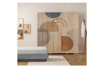 Loni Garderobsskåp 180x192 cm - Förvaring - Klädförvaring - Garderob & garderobssystem - Klädskåp & fristående garderob