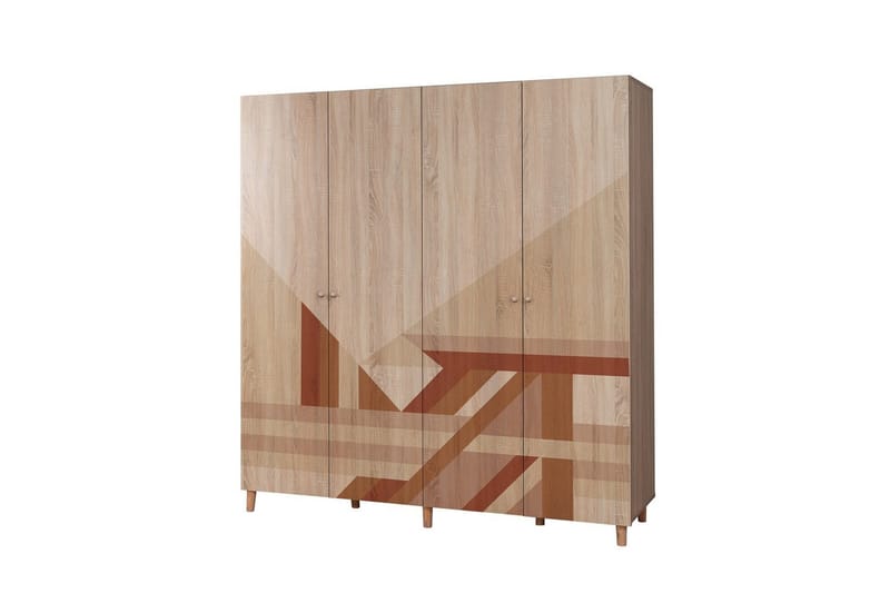 Loni Garderobsskåp 180x192 cm - Förvaring - Klädförvaring - Garderob & garderobssystem - Klädskåp & fristående garderob