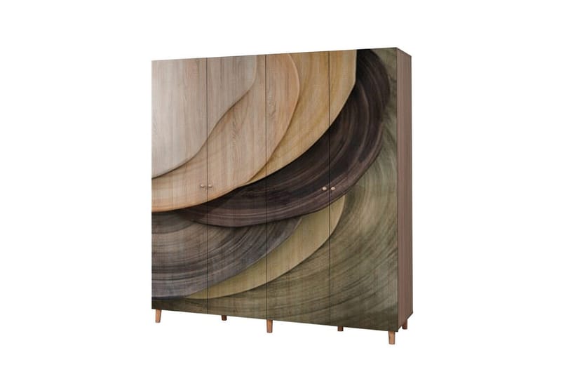 Loni Garderobsskåp 180x192 cm - Förvaring - Klädförvaring - Garderob & garderobssystem - Klädskåp & fristående garderob