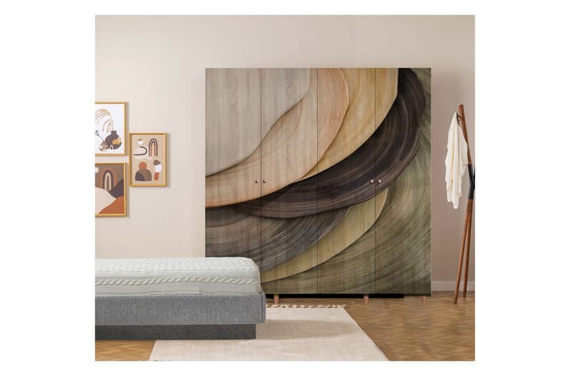 Loni Garderobsskåp 180x192 cm - Förvaring - Klädförvaring - Garderob & garderobssystem - Klädskåp & fristående garderob