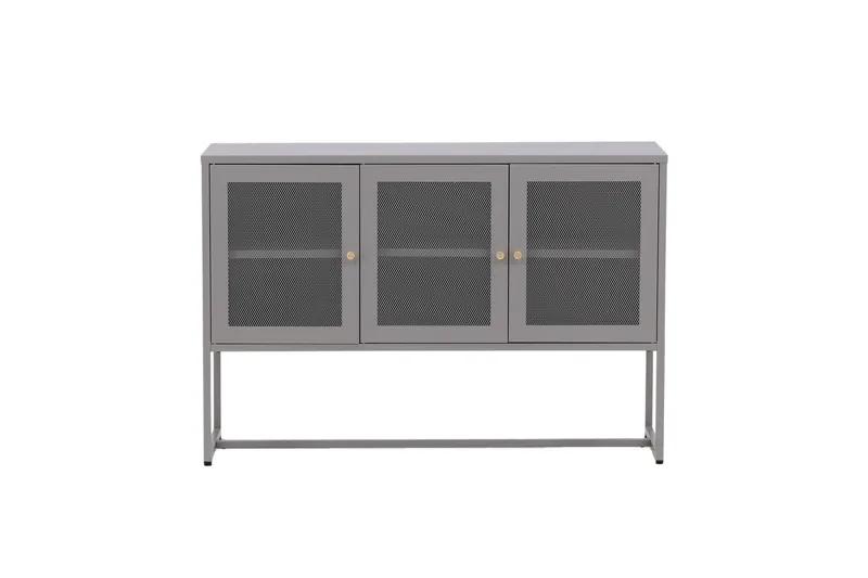 Malla Skåpsbyrå 120x40x80 cm - Ljusgrå - Förvaring - Förvaringsmöbler - Sideboard & skänk
