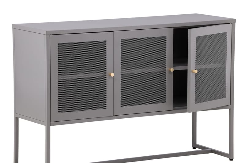 Malla Skåpsbyrå 120x40x80 cm - Ljusgrå - Förvaring - Förvaringsmöbler - Sideboard & skänk