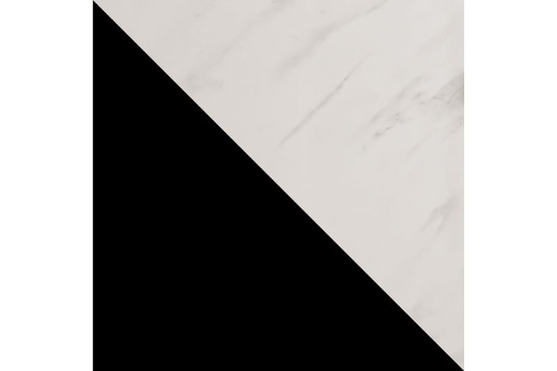 Marmuria Garderob med Speglar Kant 120 cm Marmormönster - Svart/Vit/Guld - Klädskåp & fristående garderob - Garderob & garderobssystem
