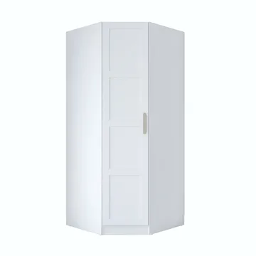 Matlerd Garderob 91x210x57,5 cm - Vit - Förvaring - Klädförvaring - Garderob & garderobssystem - Klädskåp & fristående garderob