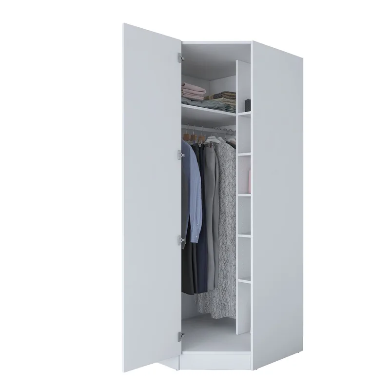 Matlerd Garderob 91x210x57,5 cm, Vit