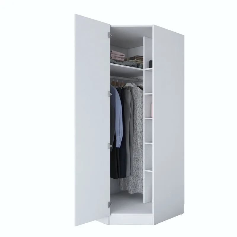 Matlerd Garderob 91x210x57,5 cm, Vit
