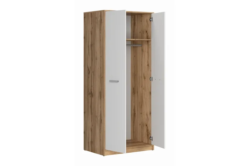 Matos Garderob - Trä/Natur/Vit - Förvaring - Klädförvaring - Garderob & garderobssystem